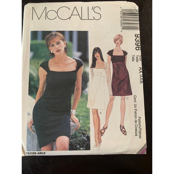 McCall's Misses Dress Sewing Pattern Sz 4 - 8 9396 - Uncut - Picture 8 of 9